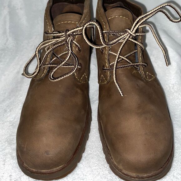 Timberland Smart Comfort Brown Low Chukka Hiking Outdoor Boots - Picture 13 of 13